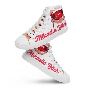 Zapatillas de lona de caña alta Mikaella Bitch